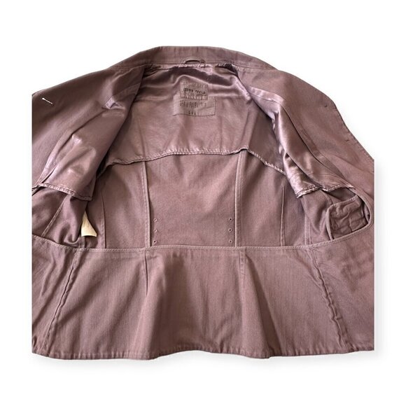 Miu Miu Washed cotton jacket, size 44 Italy, Mauve, Dusty pink - Picture 7 of 14